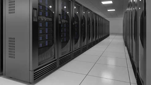 Server monitoring dashboard showing uptime and performance